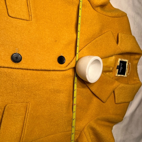 Sam Edelman “mustard yellow” lined wool blend coat. Large. Excellent condition! - Picture 7 of 10